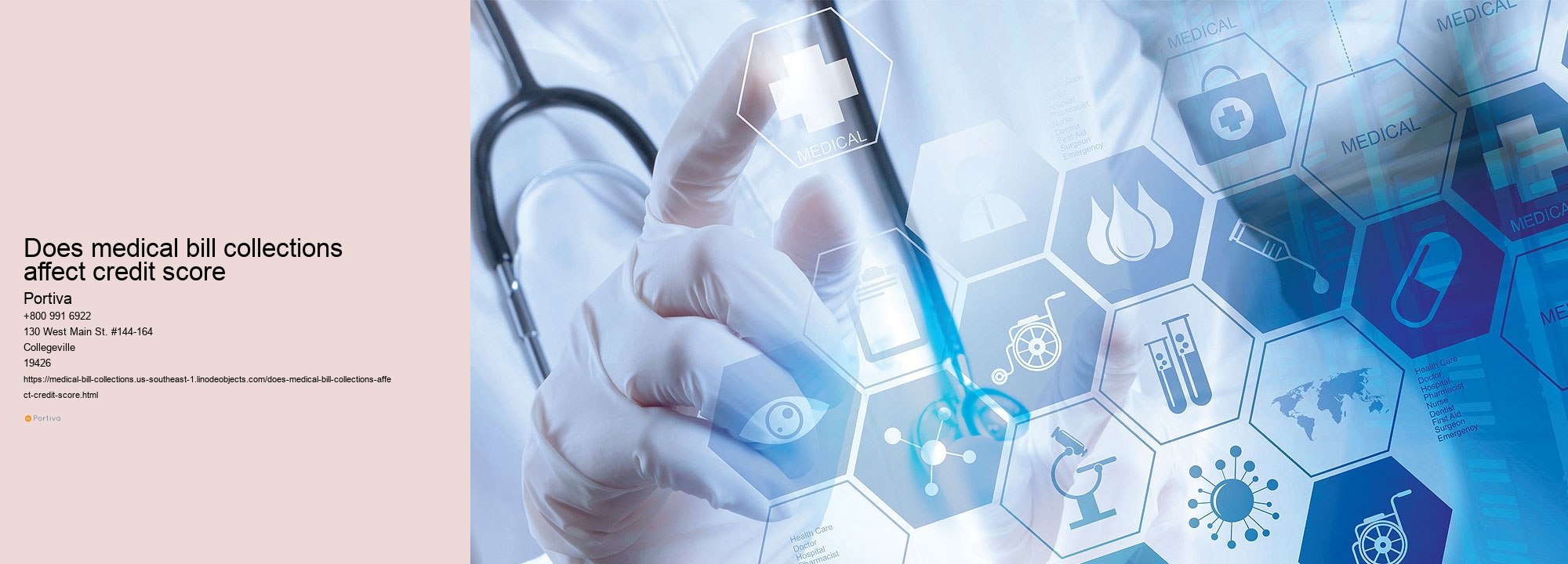 does medical bill collections affect credit score